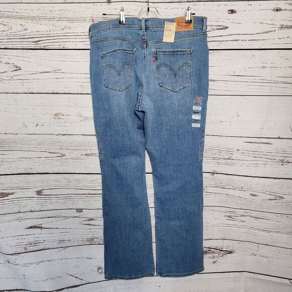 Levi's Classic Bootcut Embroidered Jeans 18 NWT - Picture 5 of 7